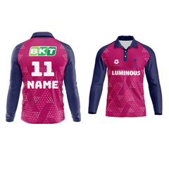 Next Print Ipl Rajasthan Royals Printed polo collar Jersey - Next Print