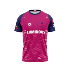 Next Print Ipl Rajasthan Royals Printed Round Neck Jersey - Next Print
