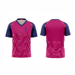 Next Print Ipl Rajasthan Royals Printed V Neck Jersey - Next Print
