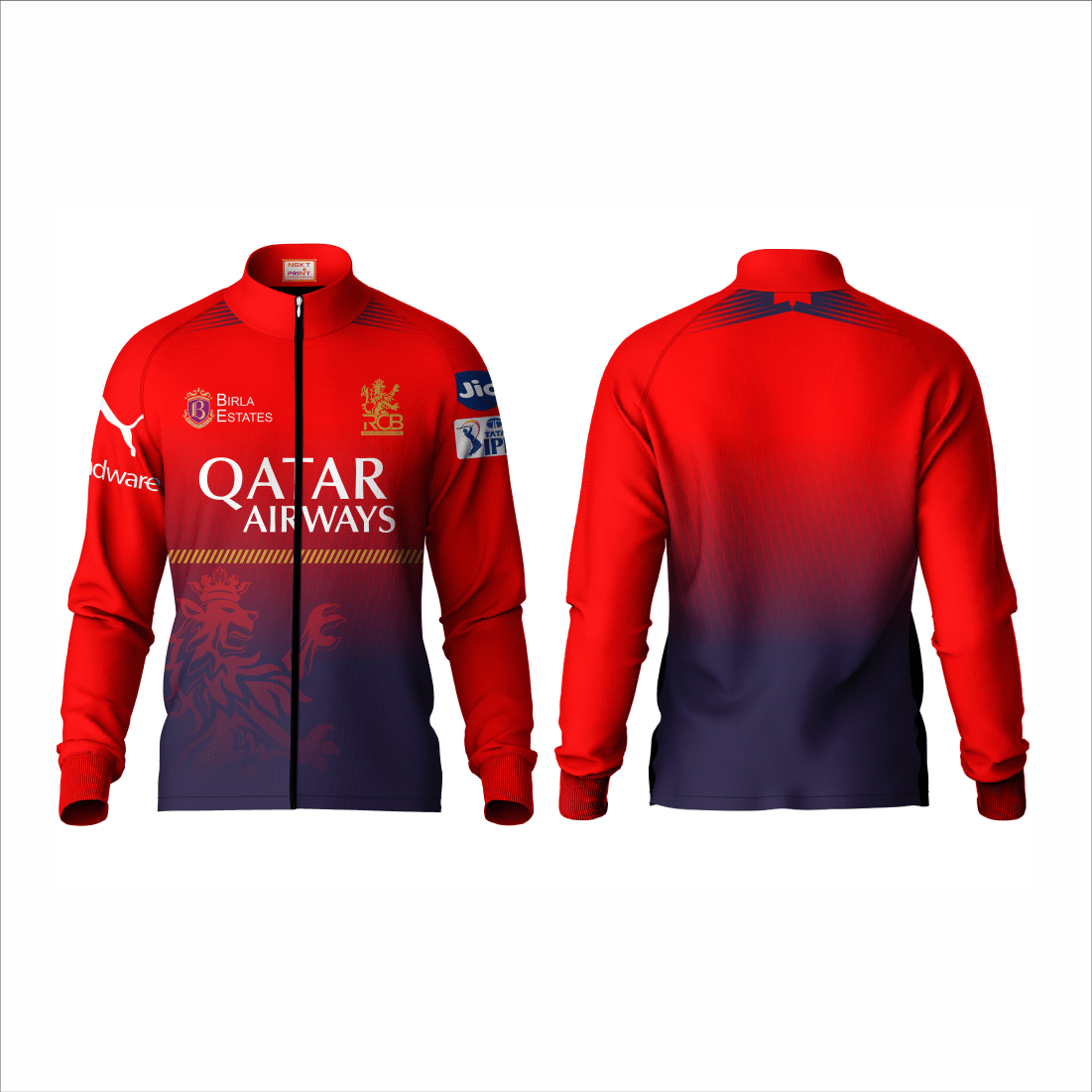 Next Print Ipl Royal Challengers Bengaluru Printed Jacket - Next Print