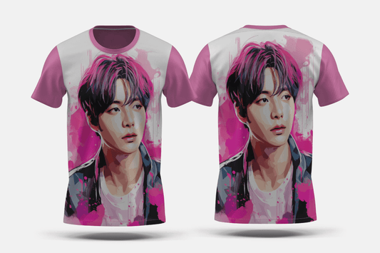 Next Print Jungkook BTS singer on stage performance Printed t-shirt - Next Print