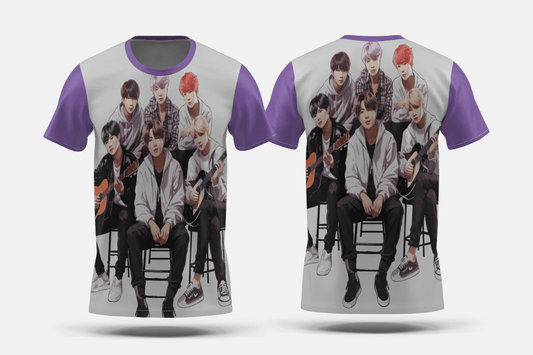 Next Print K - pop cool sticker design vector art Printed t-shirt - Next Print