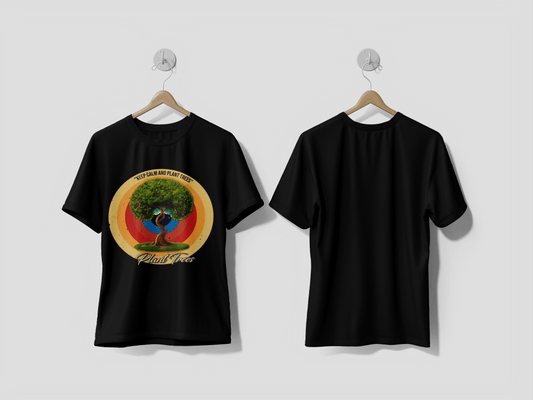 Next Print Keep Calm and Plant Trees t-shirt design with stylish print Printed T-shirt - Next Print
