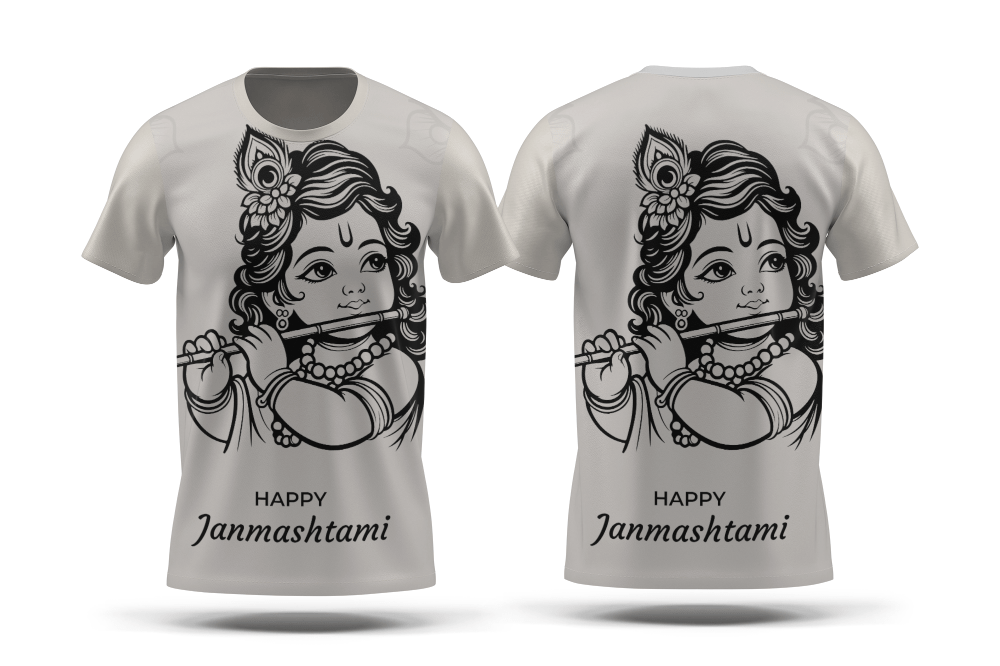 Next Print Krishna janmashtami Printed Tshirt - Next Print