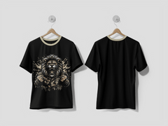 NEXT PRINT Lion roar vector illustration artwork design Printed t-shirt - Next Print