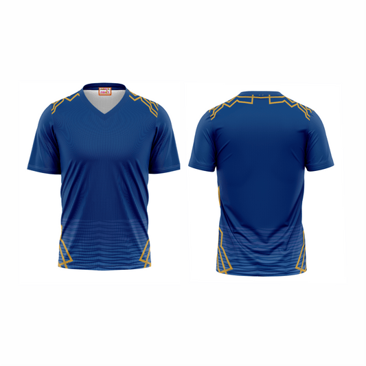 Next Print Mumbai Jersey Printed V Neck T-Shirt. - Next Print
