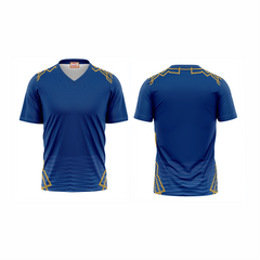 Next Print Mumbai Jersey Printed V Neck T-Shirt. - Next Print