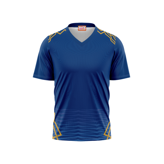 Next Print Mumbai Jersey Printed V Neck T-Shirt. - Next Print