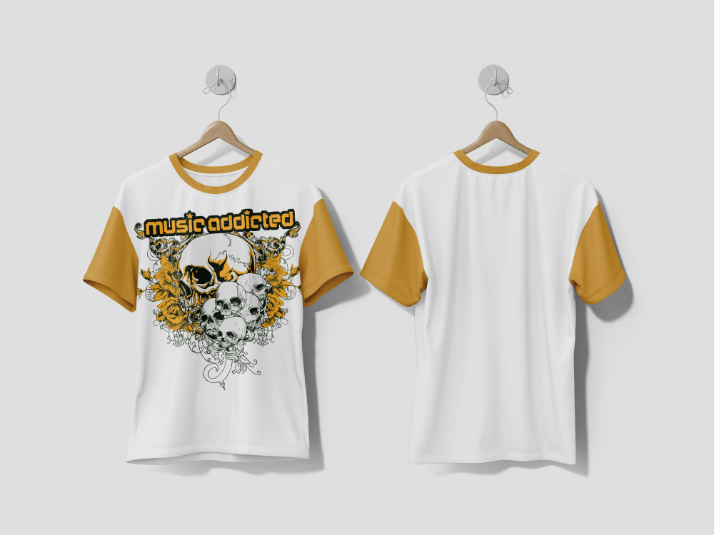 Next Print Music addicted Printed T-shirts - Next Print