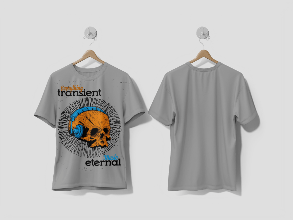 Next Print Music Eternal Poster printed t-shirt - Next Print