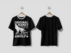 NEXT PRINT Original Mama Enforcer Resilient Heart colorful Graphic T-Shirt design - Next Print