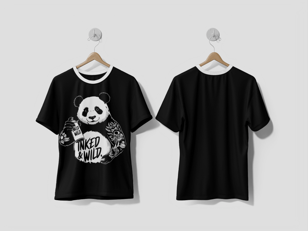 NEXT PRINT Panda streetwear T shirt design Printed t-shirt - Next Print