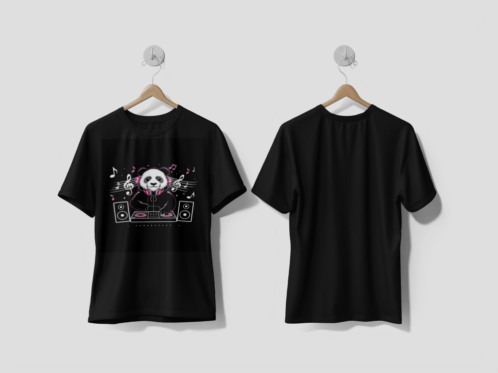 Next Print Panda streetwear t-shirt Design Printed T-shirts - Next Print