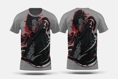 Next Print Png Cool and Edgy Anime Snake Boy With Snake Eyes and a Forked T Creative Chibi Sticker Collection Printed t-shirt - Next Print