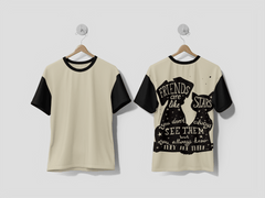 NEXT PRINT Quote inside the silhouettes of a dog and a cat Printed t-shirt - Next Print