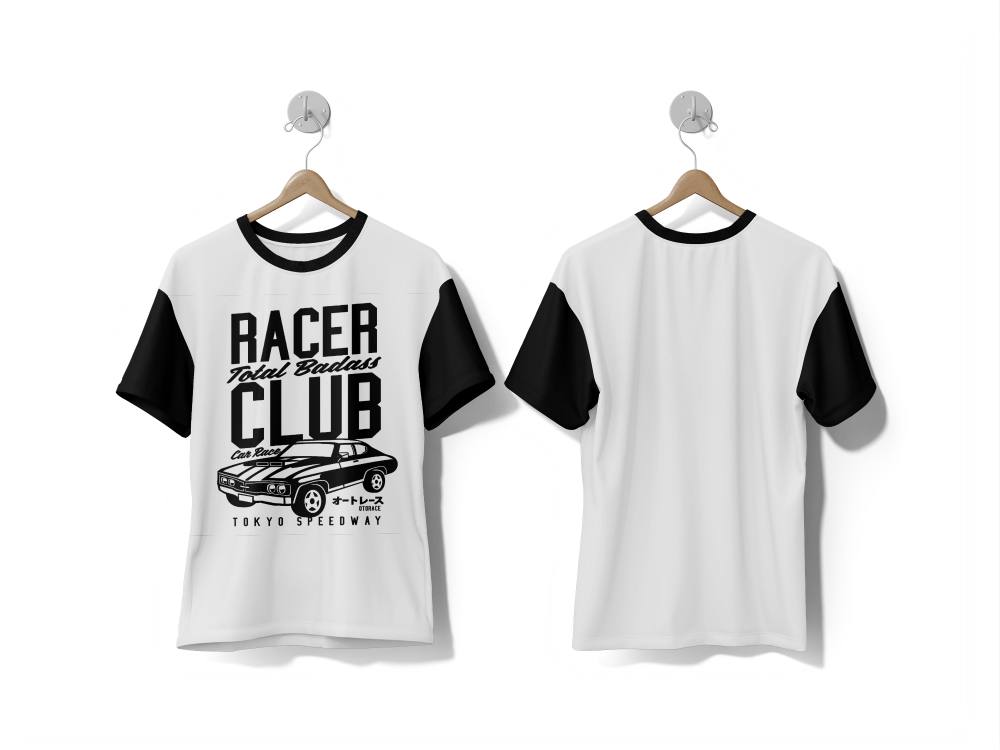 Next Print Racer Club design printed t-shirt - Next Print