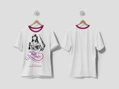 NEXT PRINT Ram navami Hindi calligraphy greeting with lord ram illustration design t-shirt - Next Print