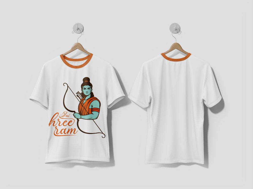 NEXT PRINT Ram navami wishing design t-shirt - Next Print