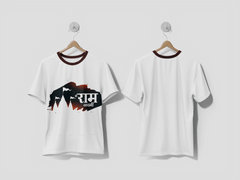 NEXT PRINT Shri ram navami religious background with temple design t-shirt - Next Print