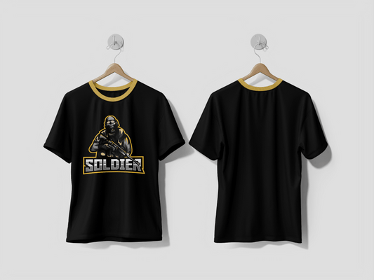 NEXT PRINT Soldier mascot e - sport gaming design t-shirt - Next Print