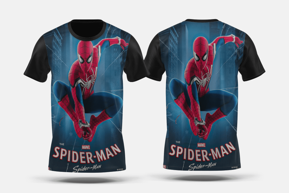 Next Print SPIDER - MAN Cartoon Printed jerseys - Next Print