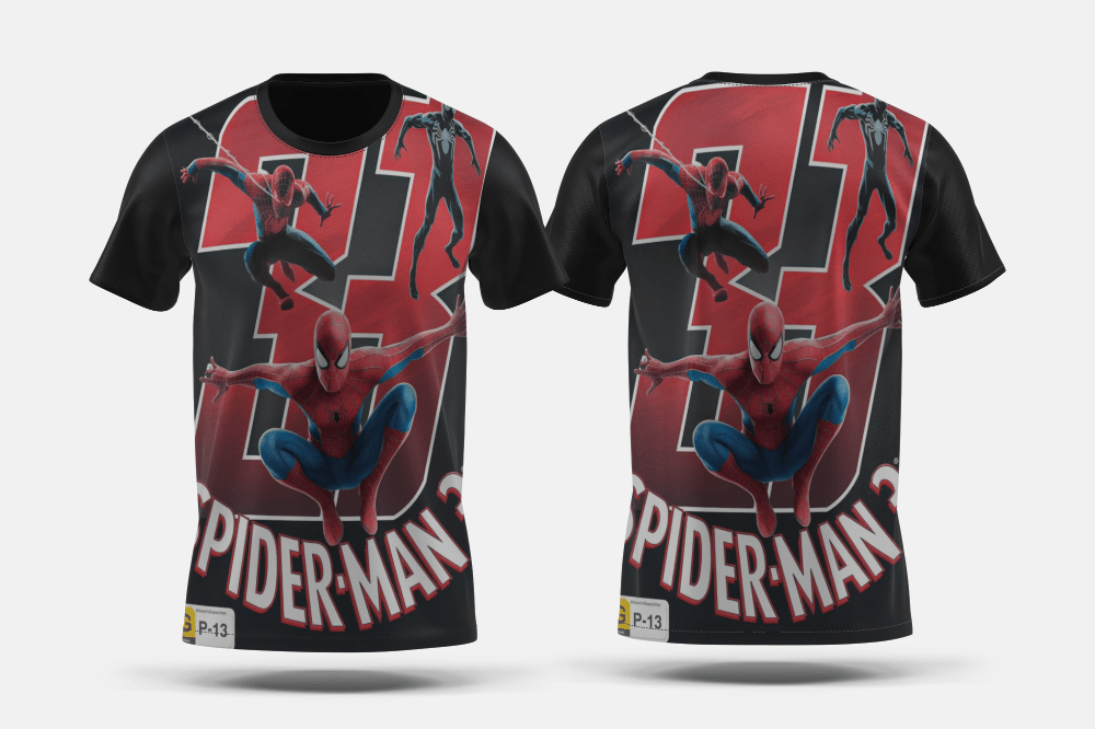 Next Print SPIDER - MAN Cartoon Printed jerseys - Next Print