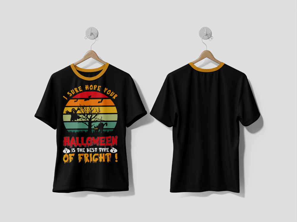 Next Print Trendy Halloween Typography and Graphic T shirt Design - Next Print