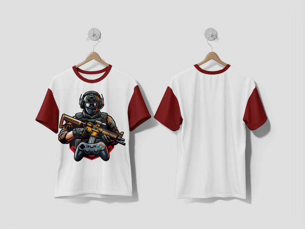 NEXT PRINT Vector detailed e - sports gaming design t-shirt - Next Print