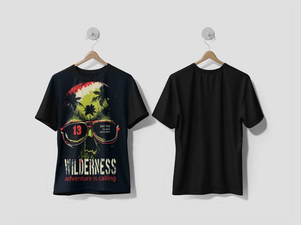 Next Print Vintage urban typography with skull printed t-shirt - Next Print