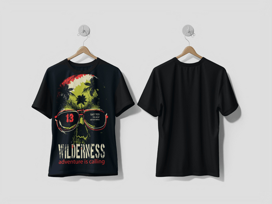 Next Print Vintage urban typography with skull printed t-shirt - Next Print