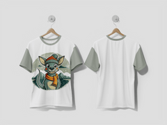 NEXT PRINT Winter Kangaroo t-shirt design artwork Vector Illustration Printed t-shirt - Next Print