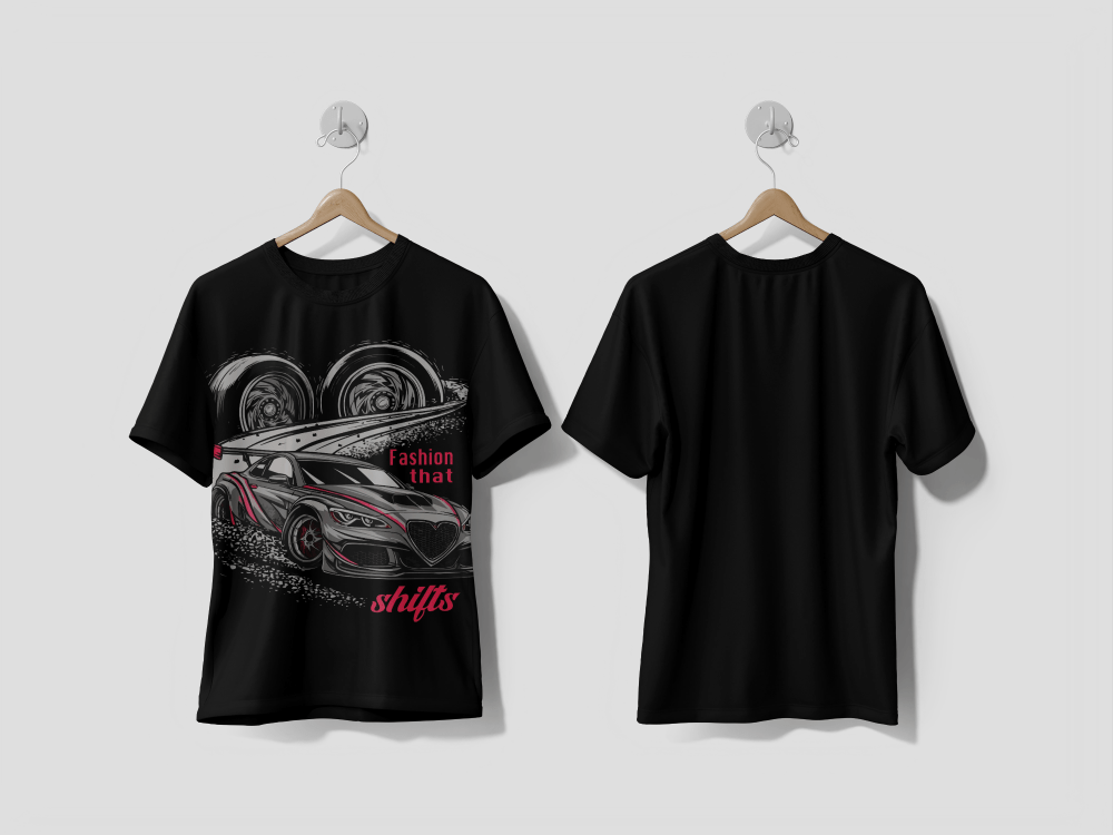 Next Print With loving car customized vector art typography t-shirt design - Next Print