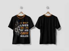 NEXT PRINT Wolf t-shirt design Printed t-shirt - Next Print