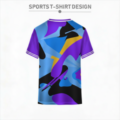 Next Print Multicolor Sports Jersey T-Shirt | Custom Cricket, Football & Gym Team Wear
