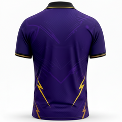 NextPrint RCB Purple Lightning Cricket Jersey – Premium Player Version Sports T-Shirt
