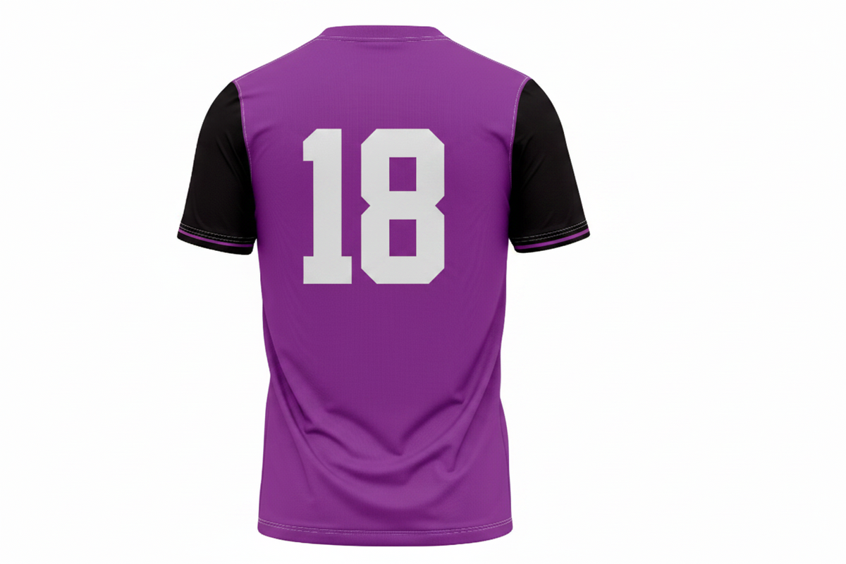NorthEast United Football Fan Jersey Back View Custom Name and Number Printing
