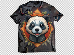 Next Print panda design on t shirt