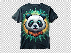 Next Print panda design on t shirt