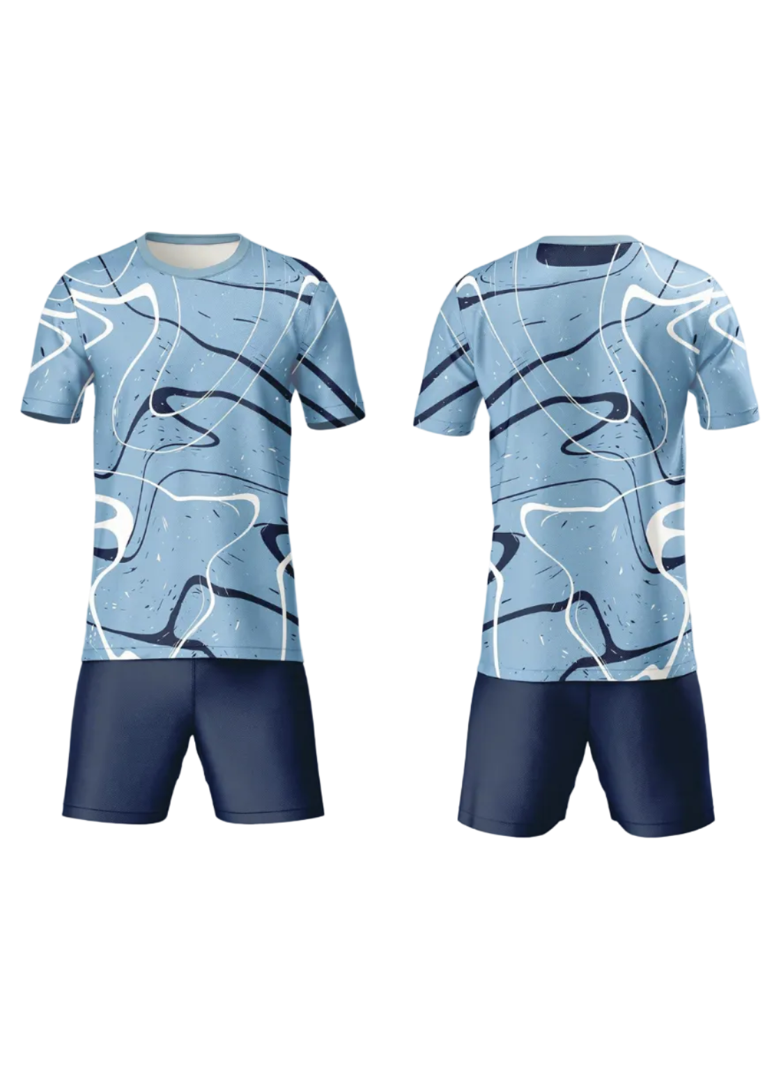 Custom cricket jersey with matching shorts