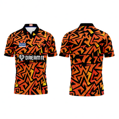 Next Print Ipl Hyderabad Printed Polo Collar Jersey