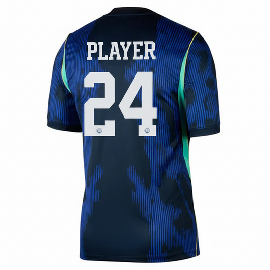 Custom football jersey with personalized name and number