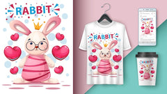 Next Print Princess rabbit printed T-shirt.