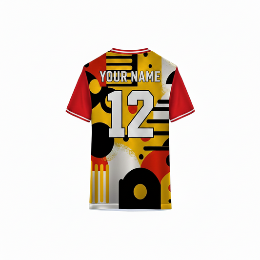 Professional round neck sports t shirt designed for athletic performance fitness activities and team sports