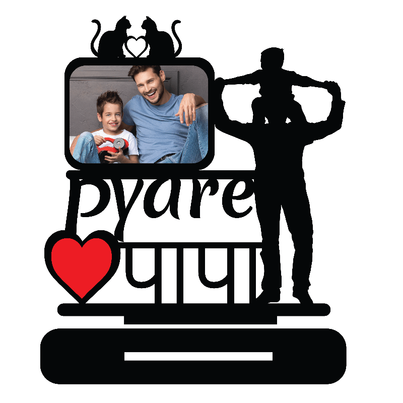 Pyare Papa Photo Gift - Next Print