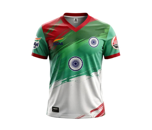 Rang De Basanti saffron revolutionary spirit graphic jersey