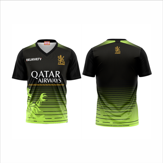 RCB inspired IPL 2026 custom cricket fan jersey by NextPrint India