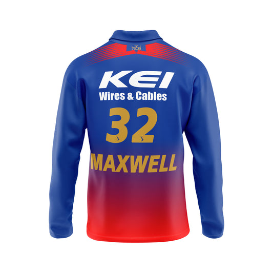 RCB IPL 2026 fan jersey full sleeve polo t shirt for men