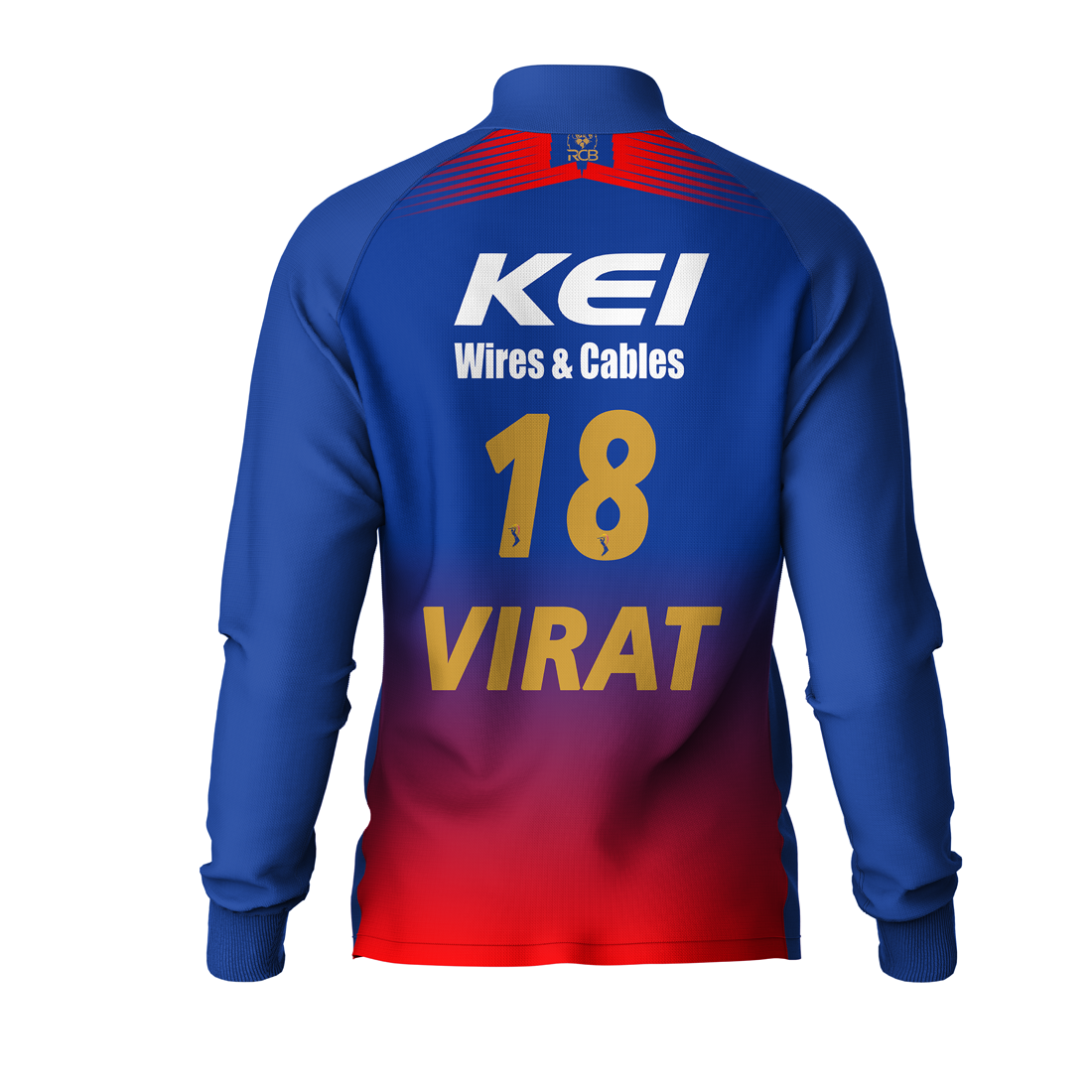 RCB IPL 2026 High Neck Jacket Red and Blue Sports Jacket for Cricket Fans