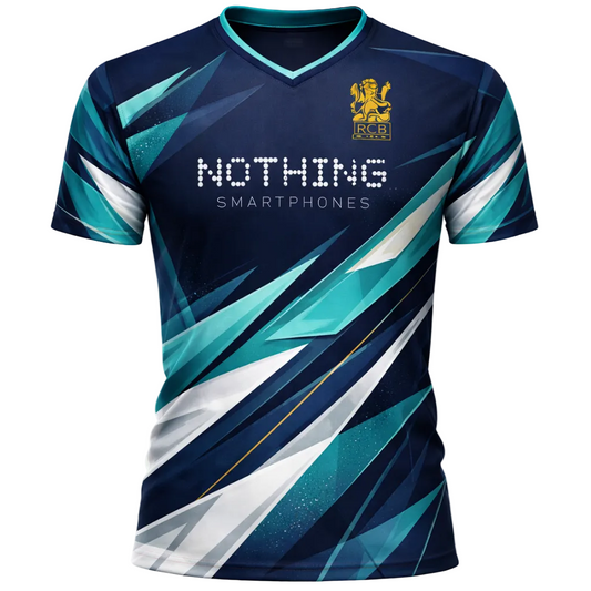 Next Print RCB Jersey 2026 Custom Name & Number | Royal Challengers Bangalore Half Sleeve Cricket Jersey