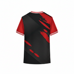 Next print Red Black Custom Sports Jersey for Men | Personalized Cricket, Football & Team Wear Jersey Online